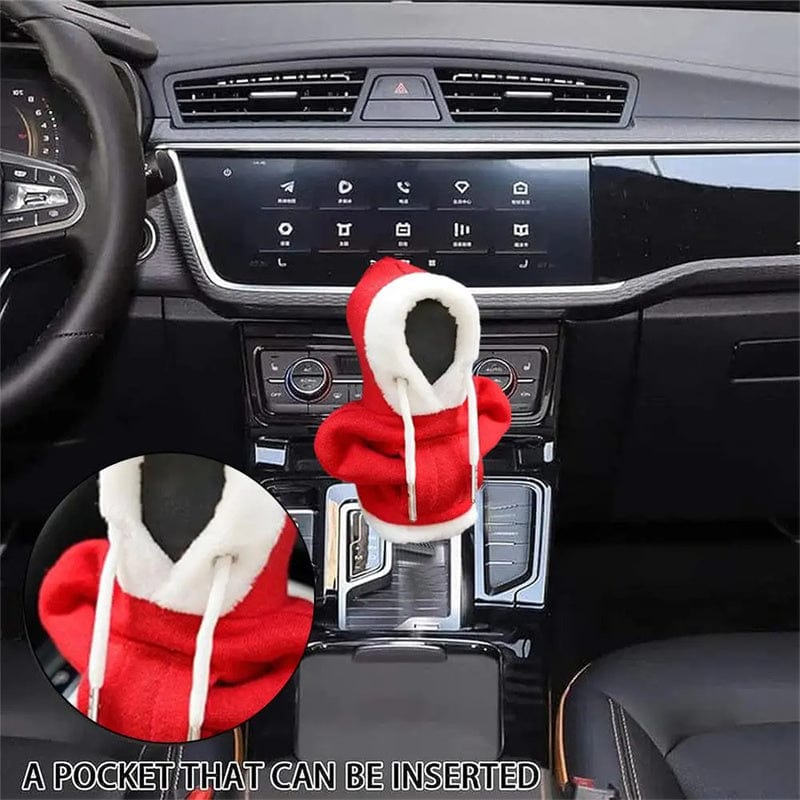 Premium Christmas Hoodie Car Gearshift Cover Christmas Decor Gearshift Hoodie Car Gearshift Knob Cover Manual Handle Gear Change Lever Cover -  from Empire of LaTz - Only £6! Explore at Empire of LaTz