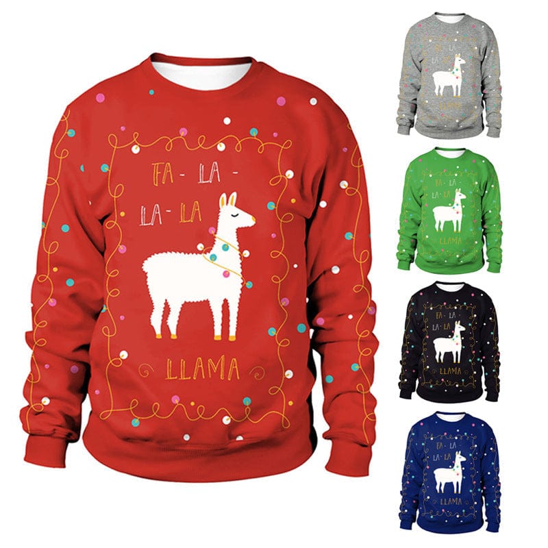 Premium Christmas Element Men's And Women's Round Neck Sweater - Christmas Jumper from Empire of LaTz - Only £17! Explore at Empire of LaTz