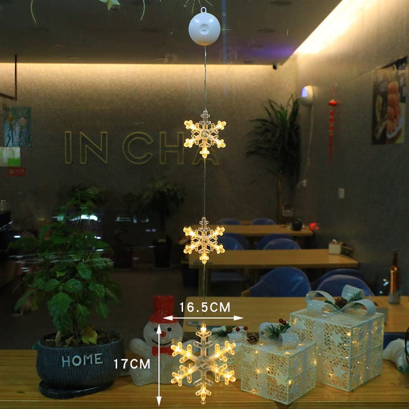 Premium Christmas 3pcs LED Light Star Xmas Tree Hanging Sucker Lamp Window Ornaments Decoration For Home Xmas Navidad 2023 New Year Decor Christmas Decorations - Christmas LED Lights from Empire of LaTz - Only £9.05! Explore at Empire of LaTz