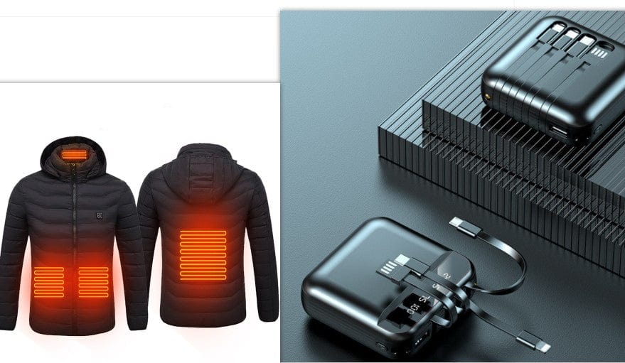 Premium New Heated Jacket Coat USB Electric Jacket Cotton Coat Heater Thermal Clothing Heating Vest Men's Clothes Winter - Electrical Accessories from Empire of LaTz - Only £64.34! Explore at Empire of LaTz