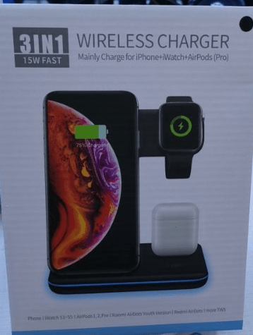 Premium Compatible Mobile Phone Watch Earphone Wireless Charger 3 In 1 Wireless Charger Stand - Electrical Accessories from Empire of LaTz - Only £5.35! Explore at Empire of LaTz