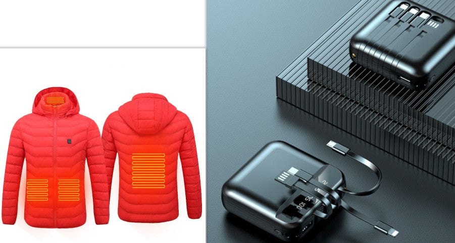 Premium New Heated Jacket Coat USB Electric Jacket Cotton Coat Heater Thermal Clothing Heating Vest Men's Clothes Winter - Electrical Accessories from Empire of LaTz - Only £64.34! Explore at Empire of LaTz