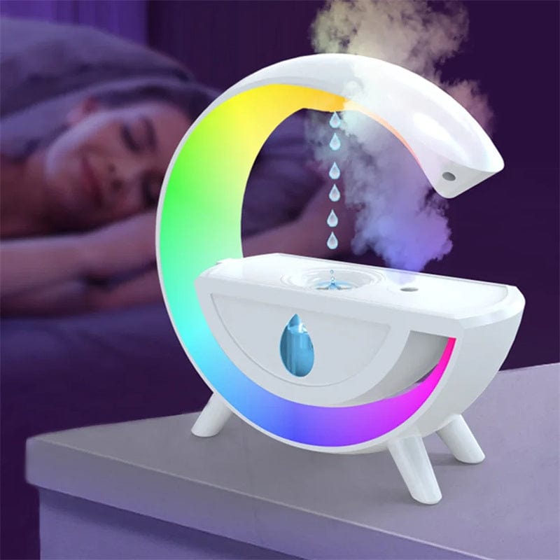 Premium RGB Night Light Water Droplet Sprayer Anti-Gravity Air Humidifier 350ml Creative Home Office Mist Maker Diffuser Christmas Gift - Electrical Accessories from Empire of LaTz - Only £55! Explore at Empire of LaTz