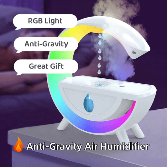 Premium RGB Night Light Water Droplet Sprayer Anti-Gravity Air Humidifier 350ml Creative Home Office Mist Maker Diffuser Christmas Gift - Electrical Accessories from Empire of LaTz - Only £55! Explore at Empire of LaTz