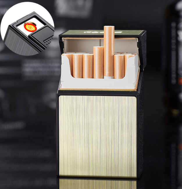 Premium Cigarette Case Two In One Electronic Lighter -  from Empire of LaTz - Only £15! Explore at Empire of LaTz