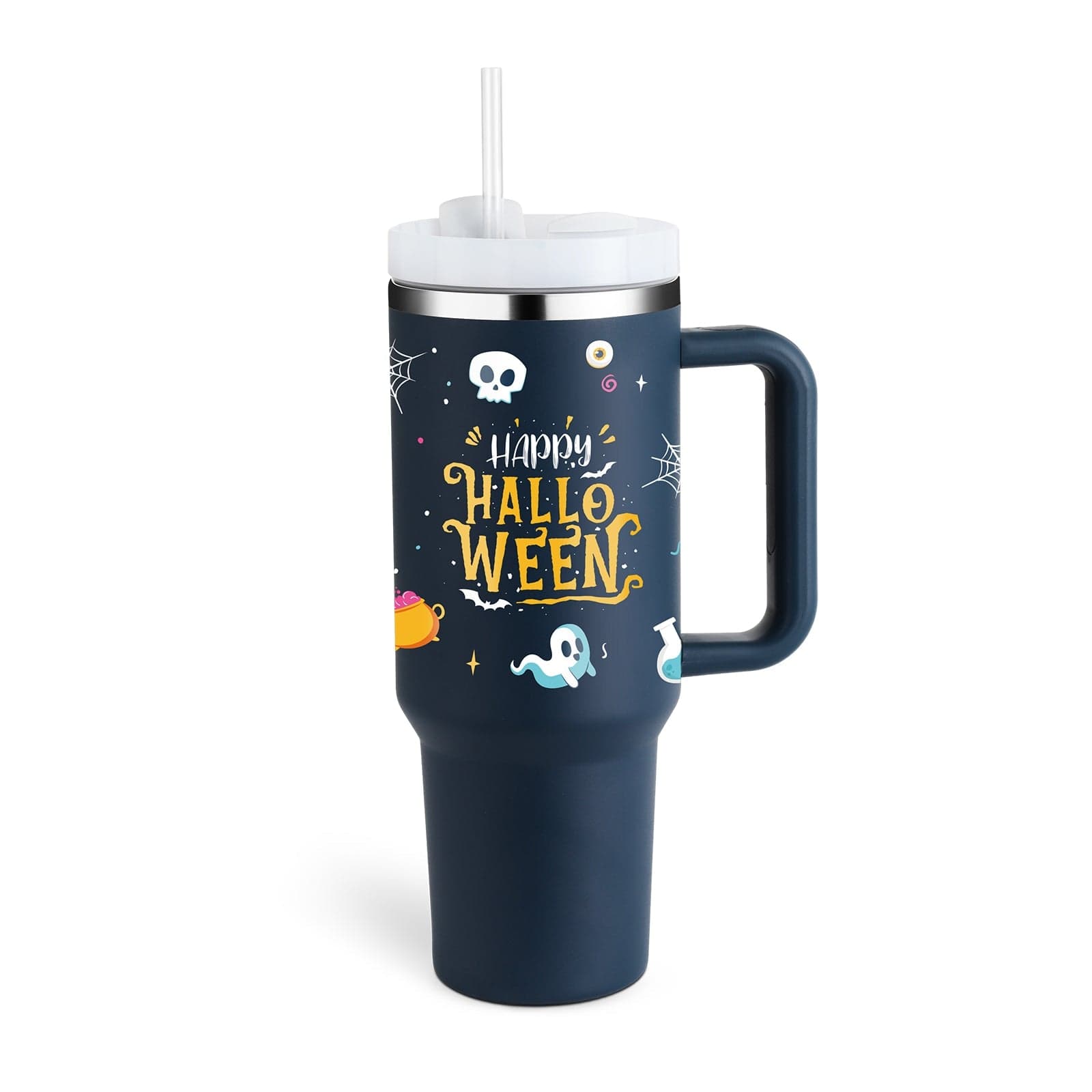 Premium Christmas Thermal Mug 40oz Straw Coffee Insulation Cup With Handle Portable Car Stainless Steel Water Bottle LargeCapacity Travel BPA Free Thermal Mug -  from Empire of LaTz - Only £18.50! Explore at Empire of LaTz