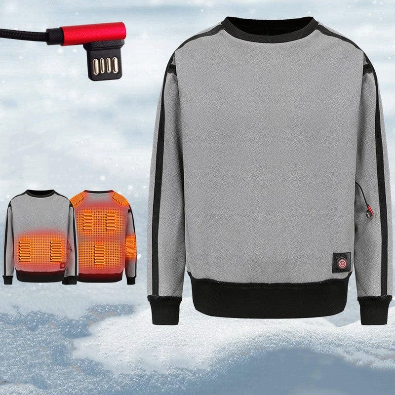 Premium Electric Heated Jacket Clothes Color Matching Top USB Electric Heating - Heated Jumper from Empire of LaTz - Only £49.99! Explore at Empire of LaTz