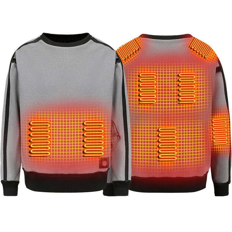 Premium Electric Heated Jacket Clothes Color Matching Top USB Electric Heating - Heated Jumper from Empire of LaTz - Only £49.99! Explore at Empire of LaTz