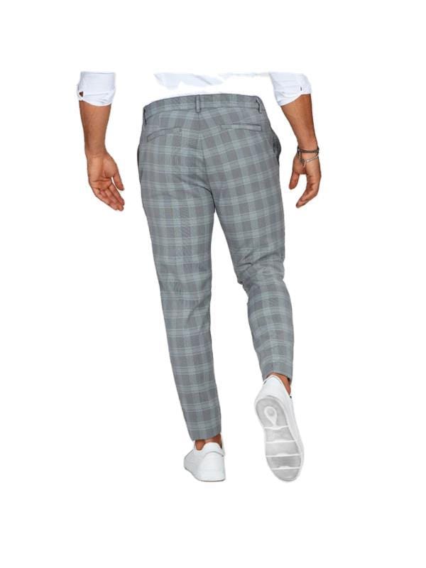 Premium Plaid Print Pants Men's Casual Trousers Loose And Thin - Men's Trousers from Empire of LaTz - Only £19.08! Explore at Empire of LaTz