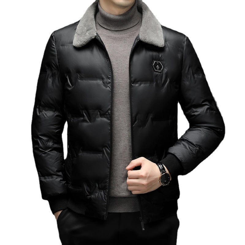 Premium Men's Cotton-padded Jacket Winter Fur Collar Coat Men's Casual Jacket - Mens Jacket from Empire of LaTz - Only £44.99! Explore at Empire of LaTz