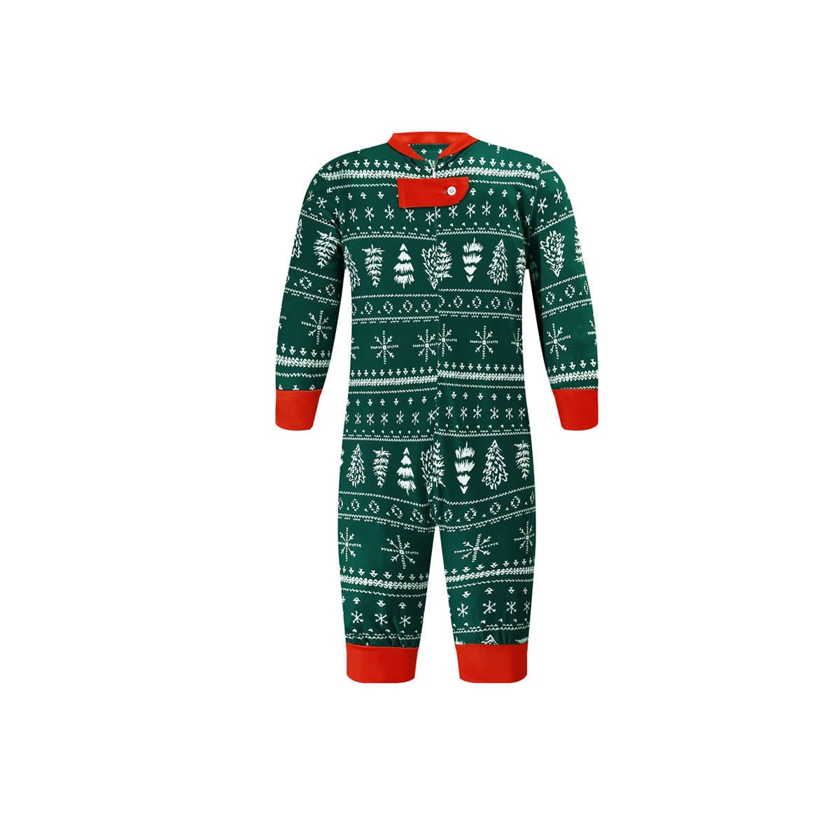 Premium Christmas Print Contrast Color Parent-child Home Service Suit - Pajamas from Empire of LaTz - Only £18.79! Explore at Empire of LaTz