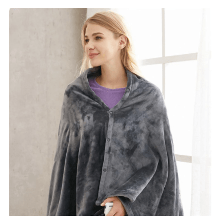 Premium Winter Flannel Heated Blanket Cold Protection Body Warmer Usb Heated Warm Shawl Electric Heated Plush Blanket - Pajamas from Empire of LaTz - Only £30! Explore at Empire of LaTz