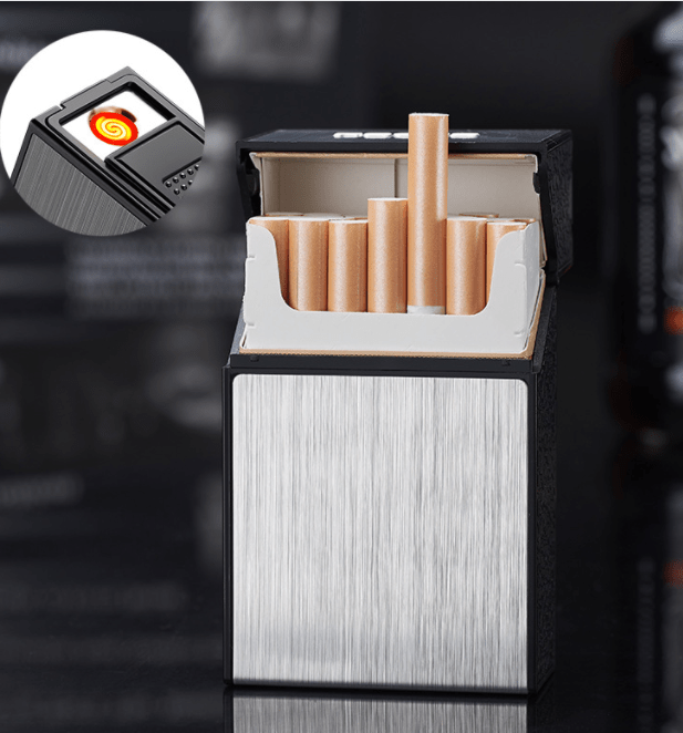 Premium Cigarette Case Two In One Electronic Lighter -  from Empire of LaTz - Only £15! Explore at Empire of LaTz