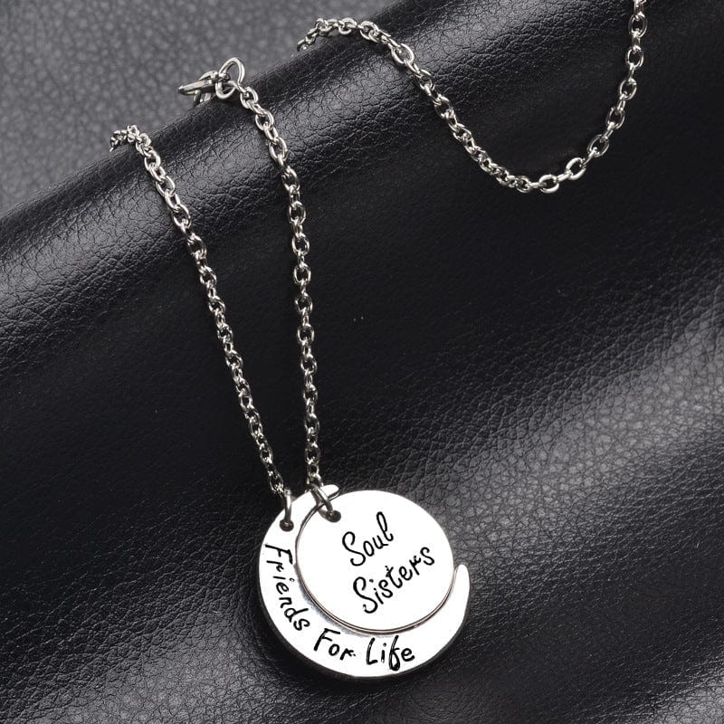 Premium Soul Sisters Friends For Life Star Moon Hollow Necklace -  from Empire of LaTz - Only £10! Explore at Empire of LaTz