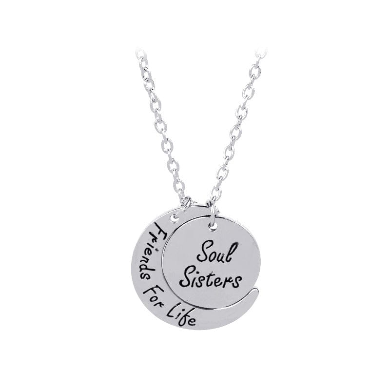 Premium Soul Sisters Friends For Life Star Moon Hollow Necklace -  from Empire of LaTz - Only £10! Explore at Empire of LaTz