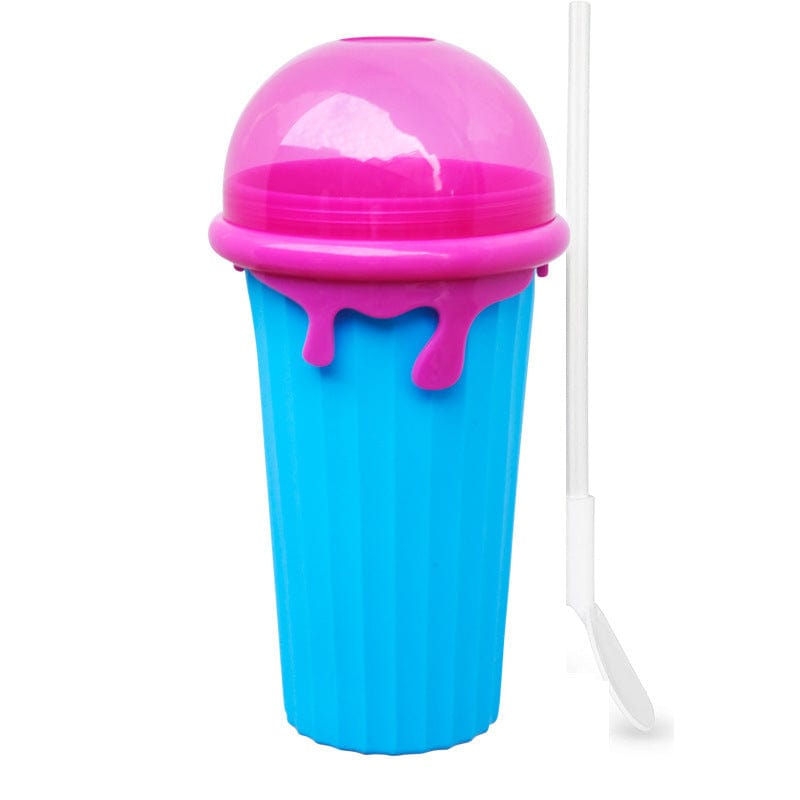 Premium 500ml Large Capacity Slushy Cup Summer Squeeze Homemade Juice Water Bottle Quick-Frozen Smoothie Sand Cup Pinch Fast Cooling Magic Ice Cream Slushy Maker Beker Kitchen Gadgets - Slushy Cup from Empire of LaTz - Only £20! Explore at Empire of LaTz