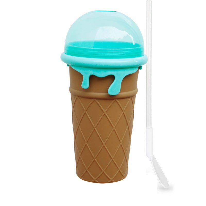 Premium 500ml Large Capacity Slushy Cup Summer Squeeze Homemade Juice Water Bottle Quick-Frozen Smoothie Sand Cup Pinch Fast Cooling Magic Ice Cream Slushy Maker Beker Kitchen Gadgets - Slushy Cup from Empire of LaTz - Only £20! Explore at Empire of LaTz