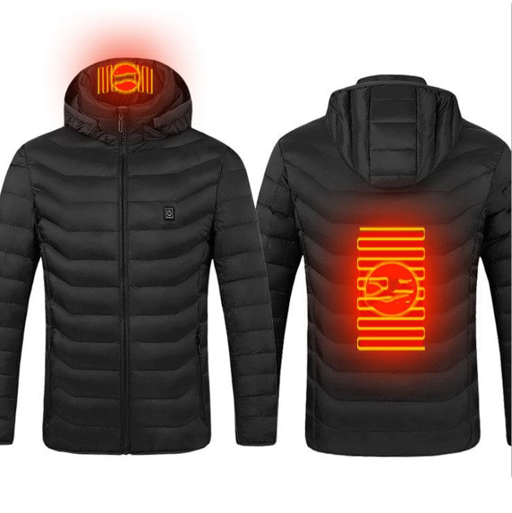 Premium New Heated Jacket Coat USB Electric Jacket Cotton Coat Heater Thermal Clothing Heating Vest Men's Clothes Winter - Winter Coat from Empire of LaTz - Only £45! Explore at Empire of LaTz