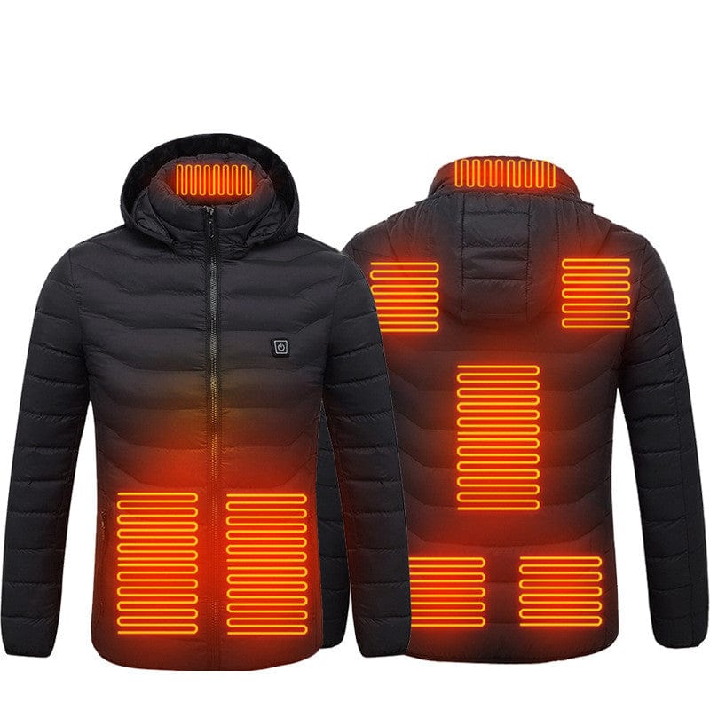 Premium New Heated Jacket Coat USB Electric Jacket Cotton Coat Heater Thermal Clothing Heating Vest Men's Clothes Winter - Winter Coat from Empire of LaTz - Only £45! Explore at Empire of LaTz