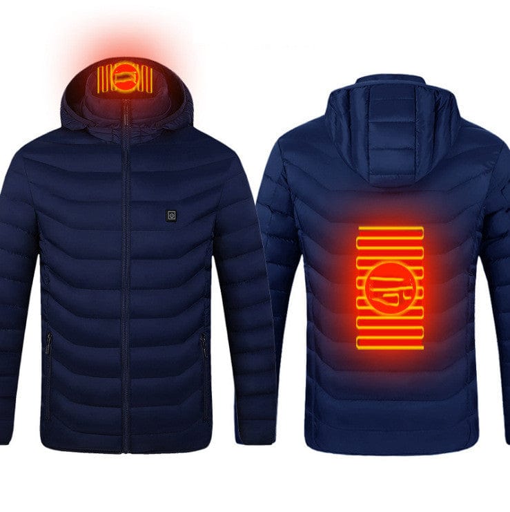 Premium New Heated Jacket Coat USB Electric Jacket Cotton Coat Heater Thermal Clothing Heating Vest Men's Clothes Winter - Winter Coat from Empire of LaTz - Only £45! Explore at Empire of LaTz