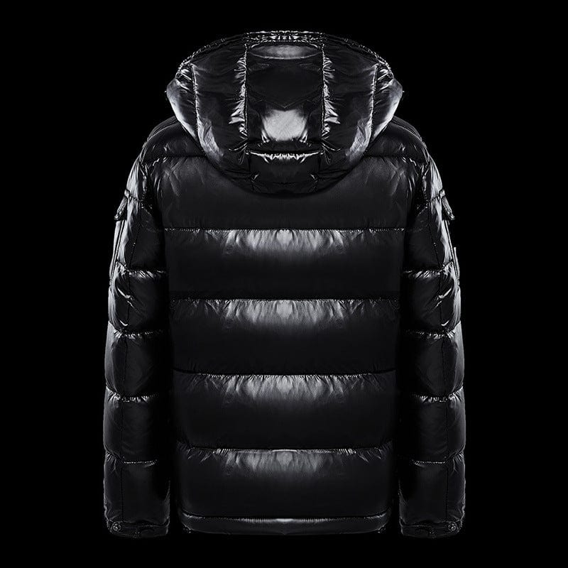 Premium Down Jacket Black Glossy Couples Coat - Winter Coat from Empire of LaTz - Only £40! Explore at Empire of LaTz