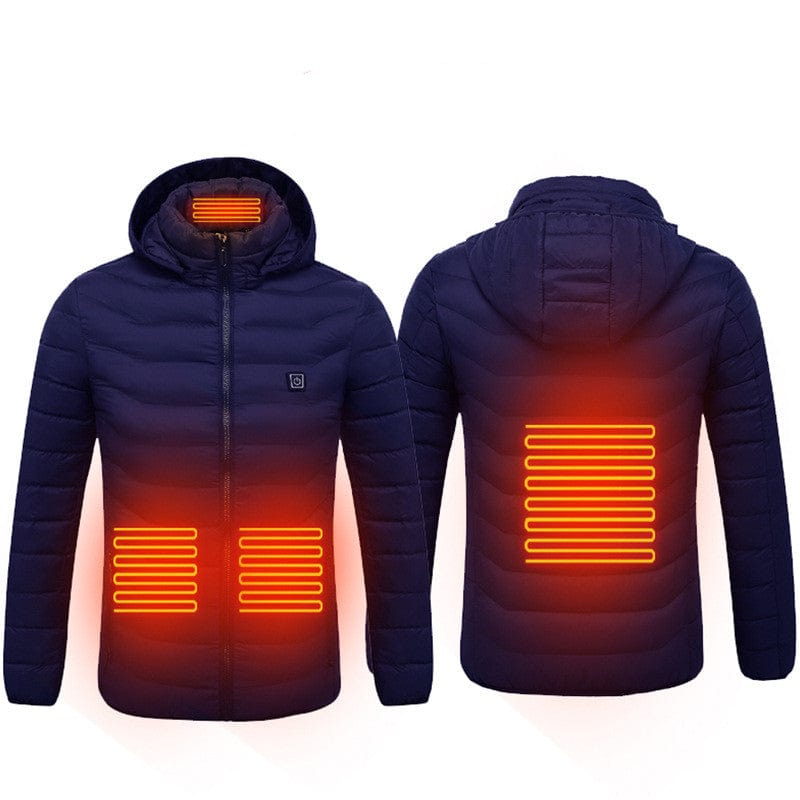 Premium New Heated Jacket Coat USB Electric Jacket Cotton Coat Heater Thermal Clothing Heating Vest Men's Clothes Winter - Winter Coat from Empire of LaTz - Only £45! Explore at Empire of LaTz