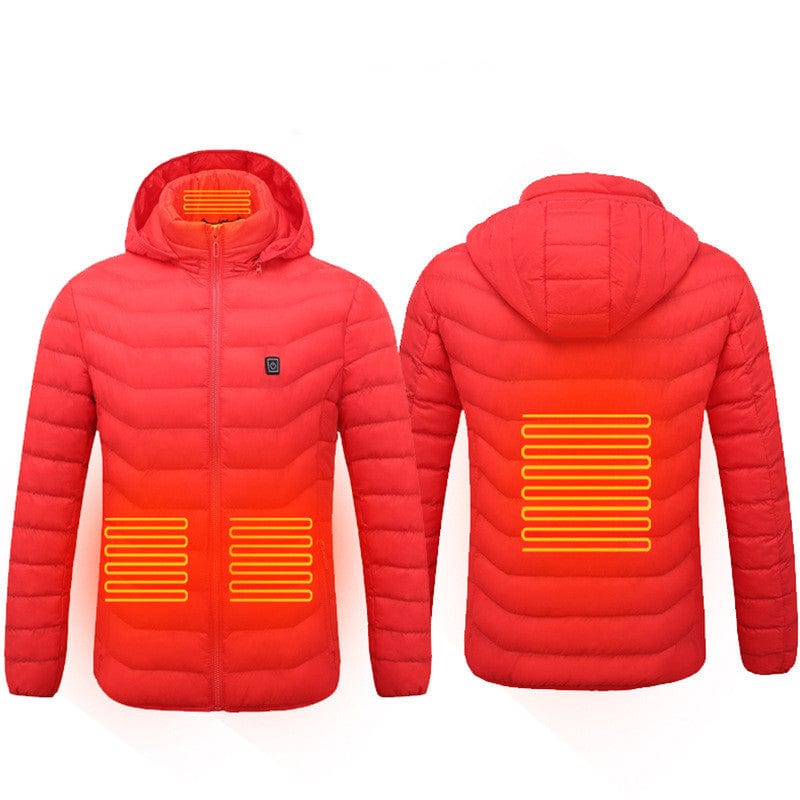 Premium New Heated Jacket Coat USB Electric Jacket Cotton Coat Heater Thermal Clothing Heating Vest Men's Clothes Winter - Winter Coat from Empire of LaTz - Only £45! Explore at Empire of LaTz