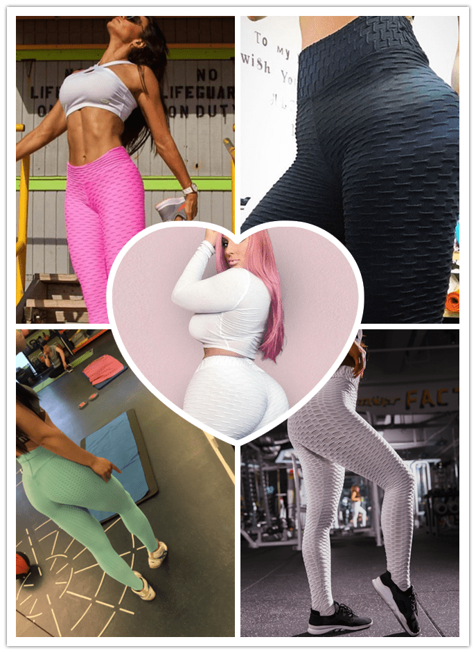 Premium Booty Lifting Anti Cellulite Scrunch Leggings Without Pocket - Womens Clothing from Empire of LaTz - Only £15.43! Explore at Empire of LaTz